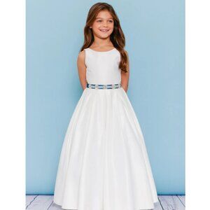 Rosebud Flower Girl Style 5139 Size 12 in White